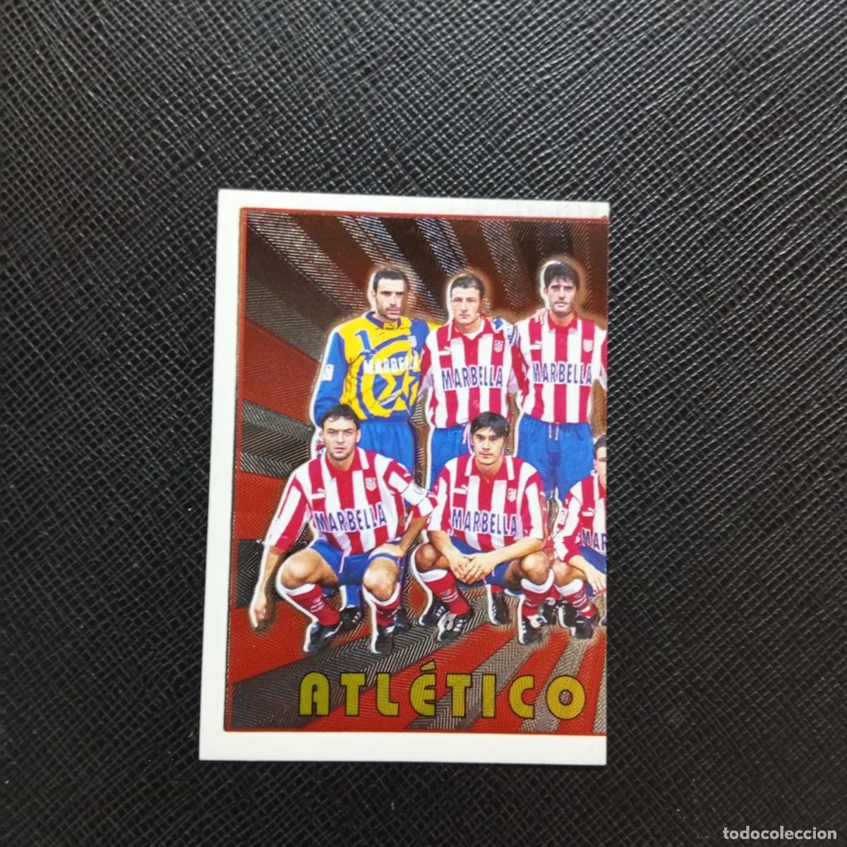Cromos de F&uacute;tbol: 447 ALINEACION AT MADRID PANINI 1998 1999 FUTBOL CROMO 98 99 - SIN PEGAR - A151 PG145