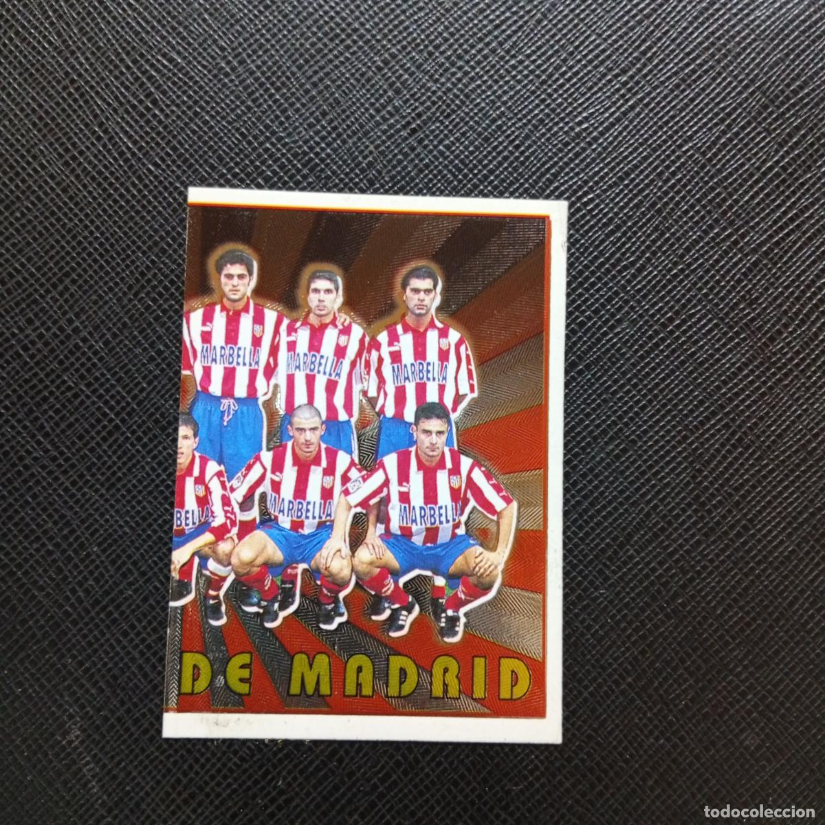 Cromos de F&uacute;tbol: 448 ALINEACION AT MADRID PANINI 1998 1999 FUTBOL CROMO 98 99 - - A151 PG145 - VER TRASERA