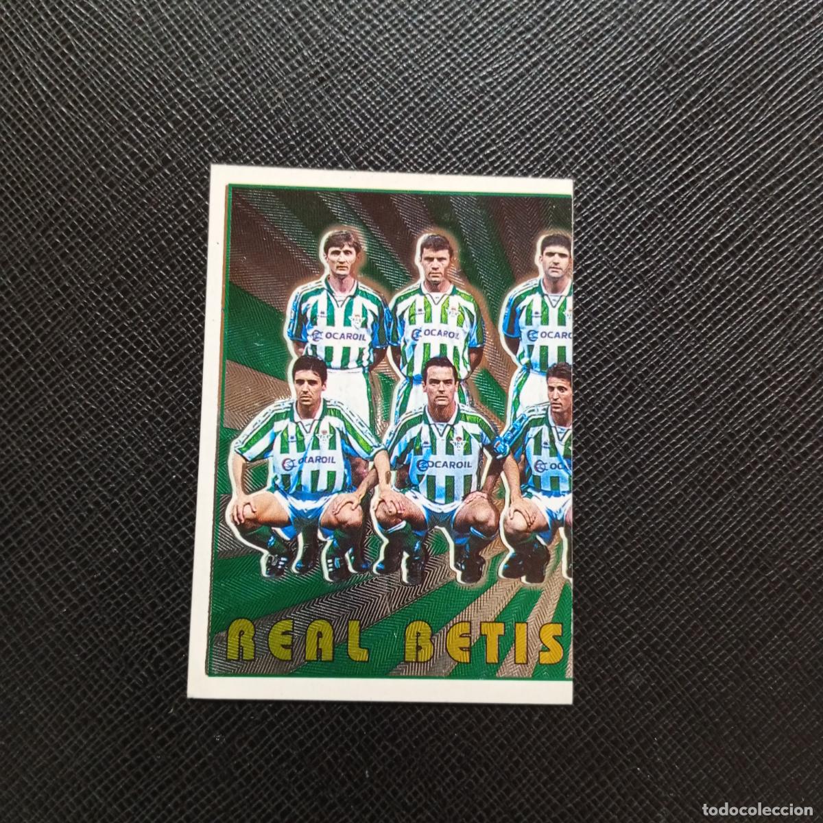 Cromos de F&uacute;tbol: 451 ALINEACION REAL BETIS PANINI 1998 1999 FUTBOL CROMO 98 99 - - A151 PG145 - VER TRASERA