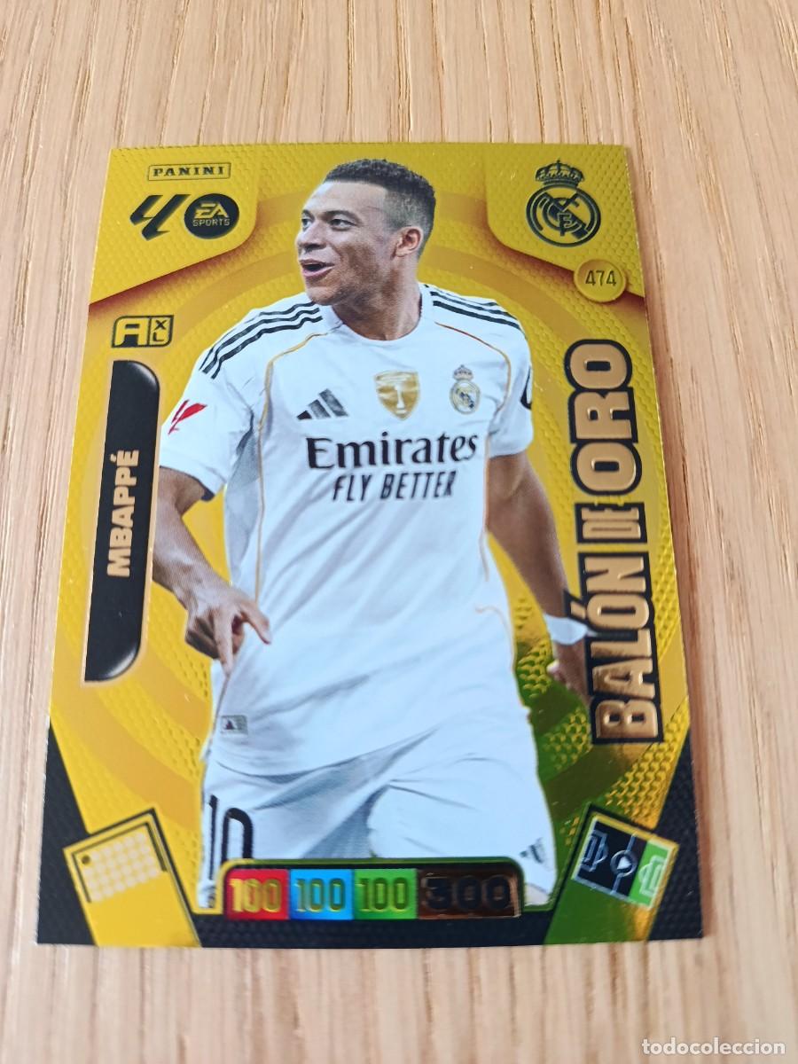 Cromos de F&uacute;tbol: Mbapp&eacute; bal&oacute;n de oro Adrenalyn XL