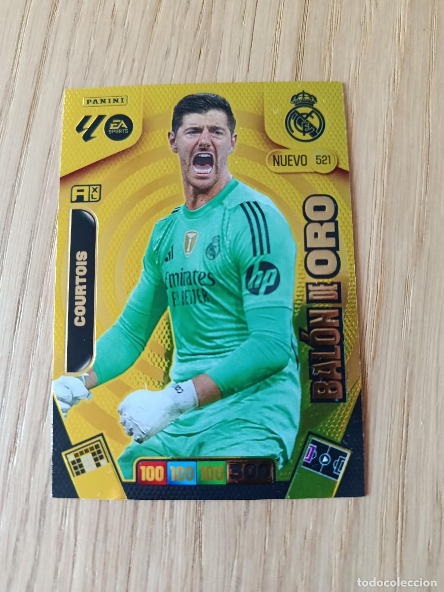 Cromos de F&uacute;tbol: Courtois bal&oacute;n de oro la liga Adrenalyn XL