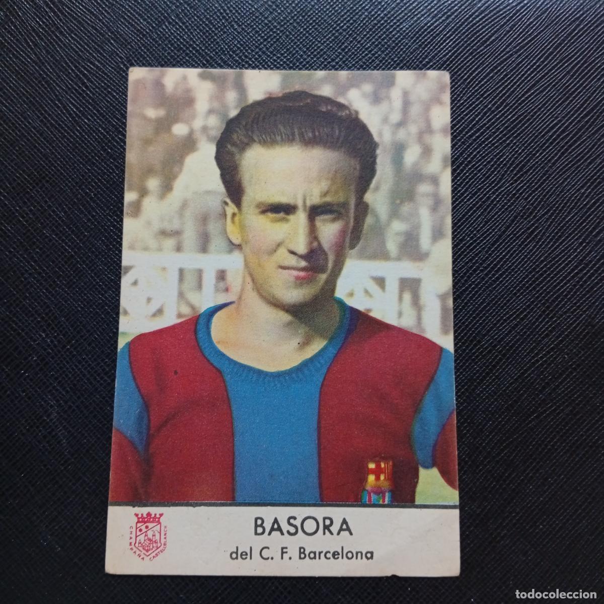 Cromos de F&uacute;tbol: BASORA BARCELONA CASTELLBLANCH 1953 CROMO FUTBOL 53 LIGA - ME2