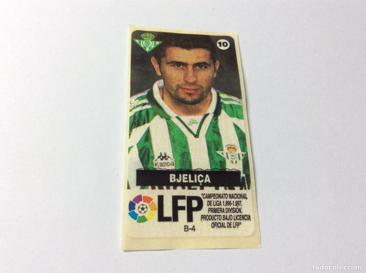 Fu&szlig;ball-Sticker: Bjelica Real Betis CHICLES VIDAL 96 97 1996 1997 La liga de las estrellas