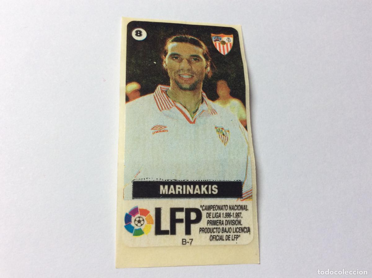 Fu&szlig;ball-Sticker: Marinakis Sevilla CHICLES VIDAL 96 97 1996 1997 La liga de las estrellas
