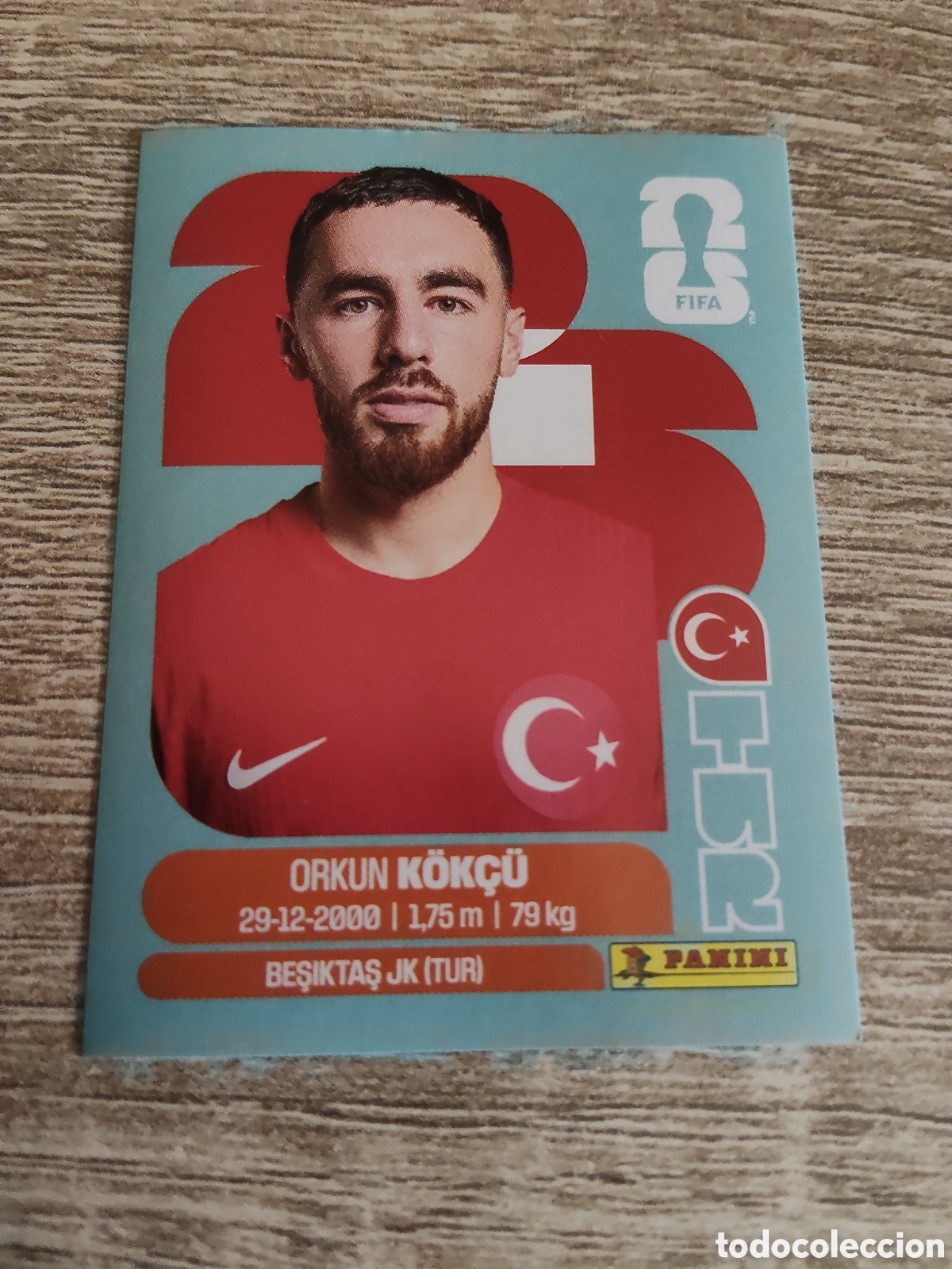 Fu&szlig;ball-Sticker: Panini mundial 2026 TUR 12 Orkun Kokcu Turqu&iacute;a