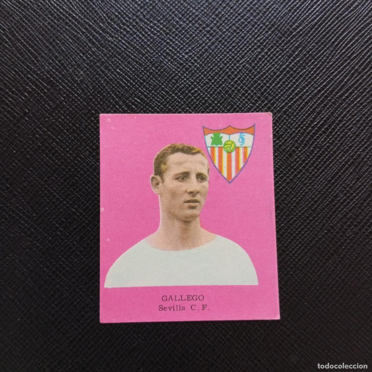 Fu&szlig;ball-Sticker: GALLEGO SEVILLA FHER 1962 1963 CROMO FUTBOL LIGA 62 63 - SIN PEGAR - A21 PG271