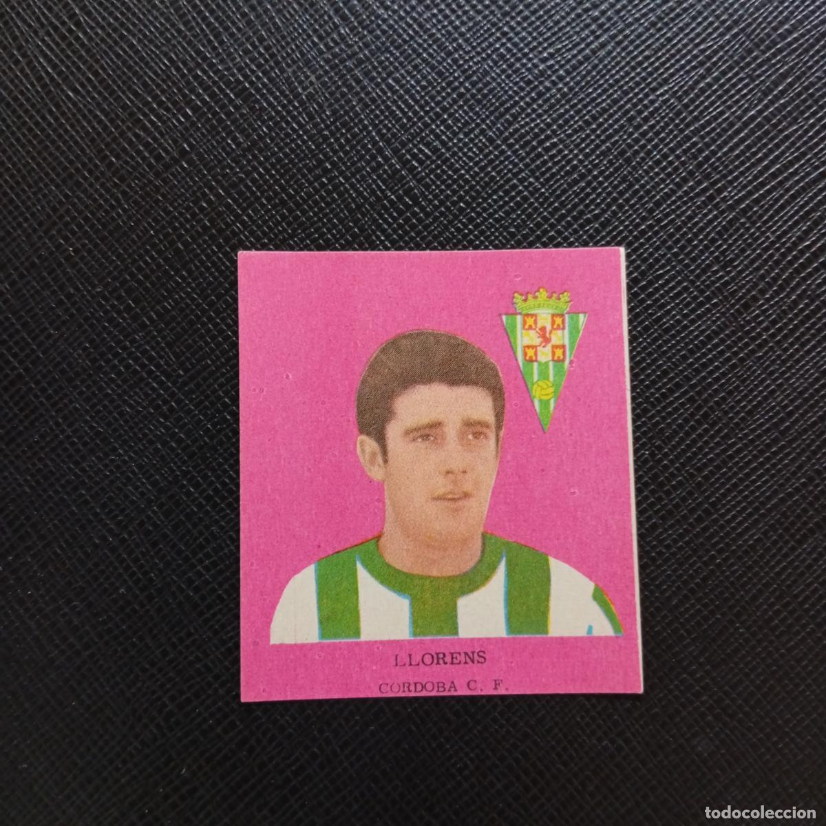 Cromos de F&uacute;tbol: LLORENS CORDOBA FHER 1962 1963 CROMO FUTBOL LIGA 62 63 - SIN PEGAR - A21 PG280