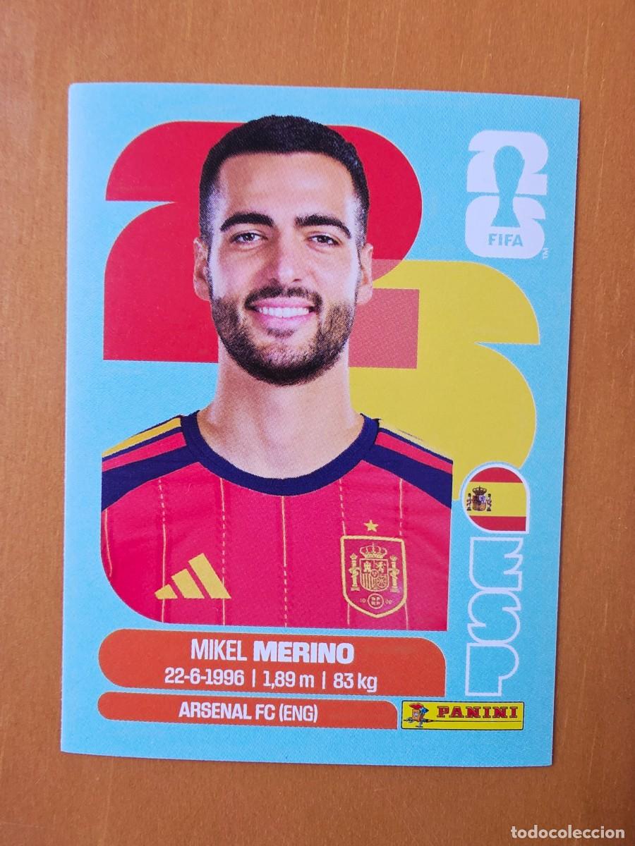 Cromos de F&uacute;tbol: ESP 14 Mikel Merino, Espa&ntilde;a, Panini FIFA World Cup Mundial 2026 Sticker