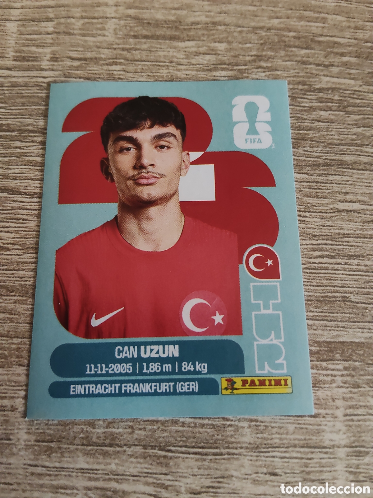 Cromos de F&uacute;tbol: Panini mundial 2026 TUR 17 Can Uzun Turqu&iacute;a