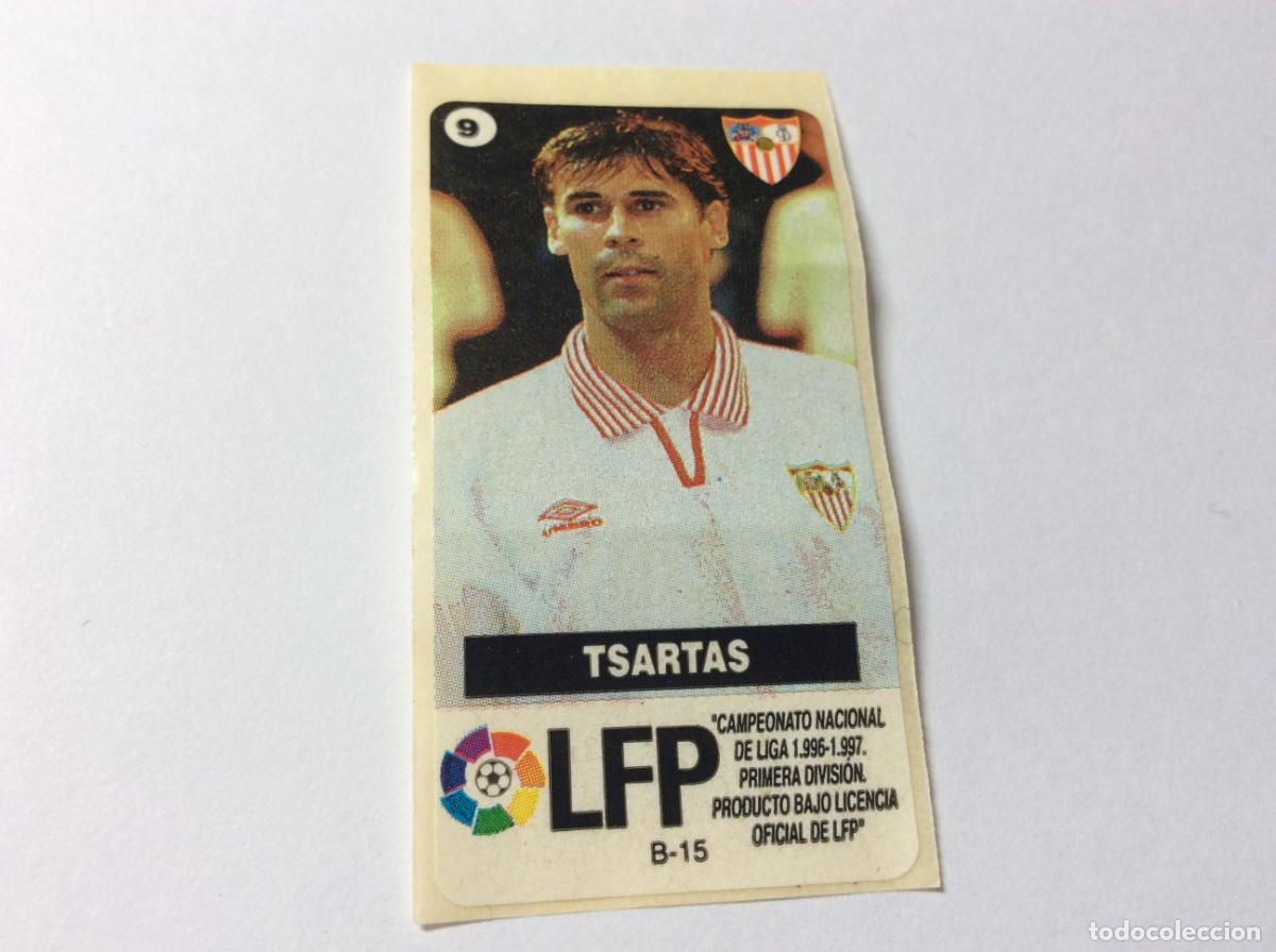 Cromos de F&uacute;tbol: Tsartas Sevilla CHICLES VIDAL 96 97 1996 1997 La liga de las estrellas