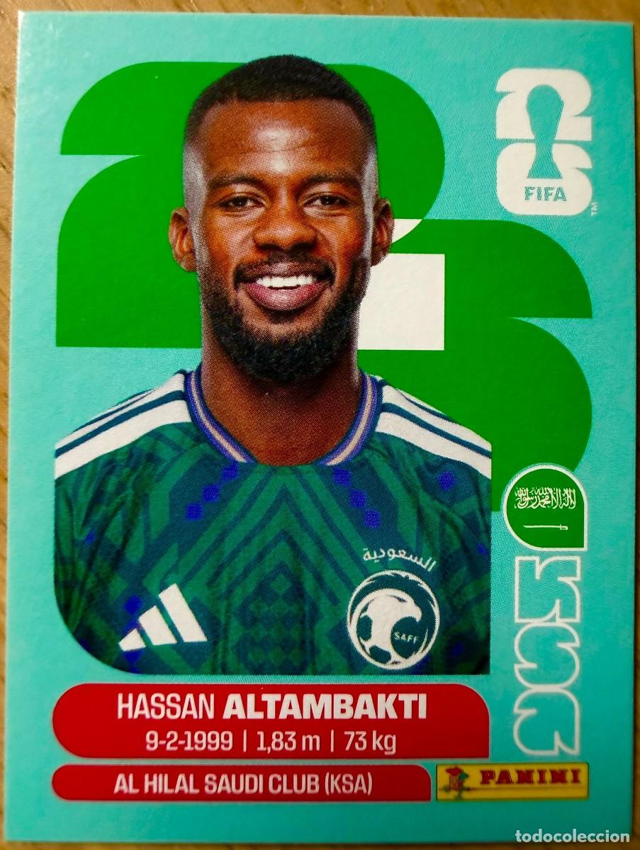 Cromos de F&uacute;tbol: KSA8 KSA 8 ALTAMBAKTI ARABIA SAUD&Iacute; MUNDIAL FIFA WORLD CUP 2026 26 STICKER CROMO PANINI SIN PEGAR
