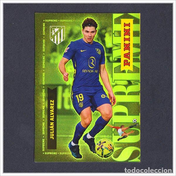 Cromos de F&uacute;tbol: PANINI CLUB 2025 2026 25 26 ATL&Eacute;TICO MADRID JULIAN ALVAREZ S3 S 3 SUPREME COLECCI&Oacute;N LIGA ALBUM