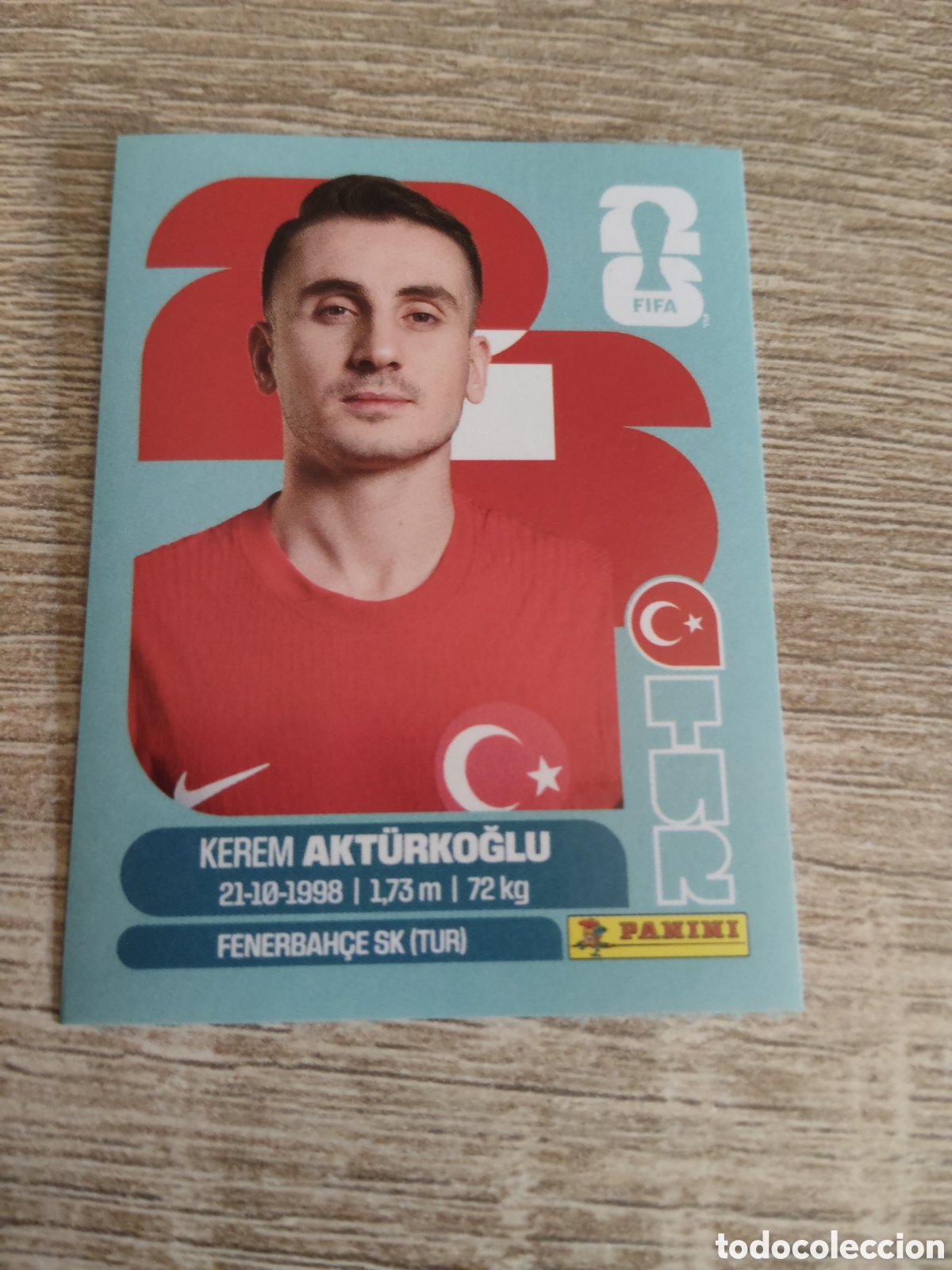 Cromos de F&uacute;tbol: Panini mundial 2026 TUR 19 Kerem Akturkoglu Turqu&iacute;a