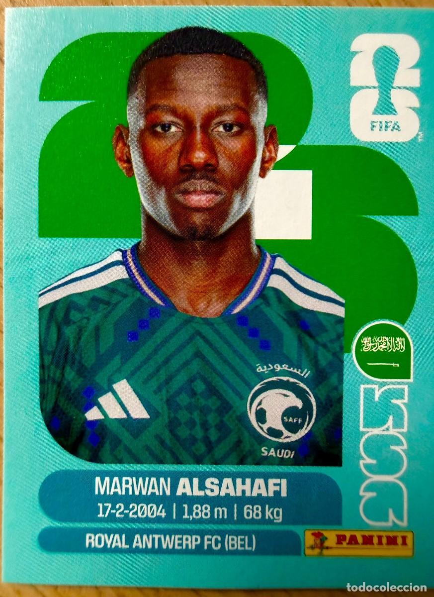 Cromos de F&uacute;tbol: KSA15 KSA 15 ALSAHAFI ARABIA SAUD&Iacute; MUNDIAL FIFA WORLD CUP 2026 26 STICKER CROMO PANINI SIN PEGAR