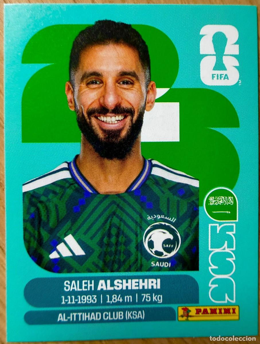 Cromos de F&uacute;tbol: KSA19 KSA 19 ALSHEHRI ARABIA SAUD&Iacute; MUNDIAL FIFA WORLD CUP 2026 26 STICKER CROMO PANINI SIN PEGAR