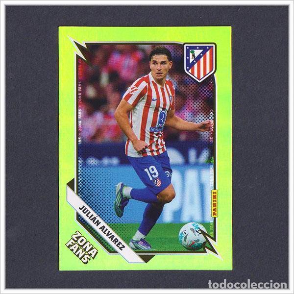 Cromos de F&uacute;tbol: PANINI CLUB 2025 2026 25 26 ATL&Eacute;TICO MADRID JULIAN ALVAREZ KO42 KO 42 ZONA FANS KROMIX LIGA ALBUM