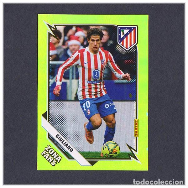 Cromos de F&uacute;tbol: PANINI CLUB 2025 2026 25 26 ATL&Eacute;TICO MADRID GIULIANO KO39 KO 39 ZONA FANS KROMIX LIGA COLECCI&Oacute;N