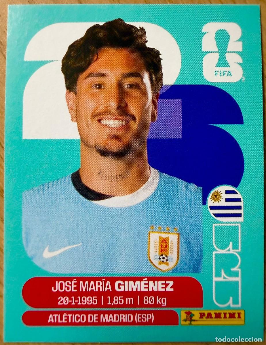 Football Stickers: URU5 URU 5 GIMENEZ URUGUAY MUNDIAL FIFA WORLD CUP 2026 26 STICKER CROMO PANINI SIN PEGAR