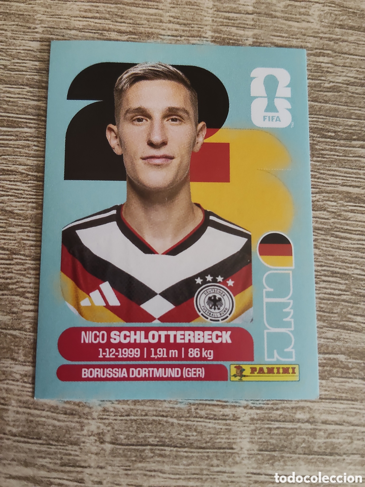 Football Stickers: Panini mundial 2026 GER 5 Nico Schlotterbeck Alemania