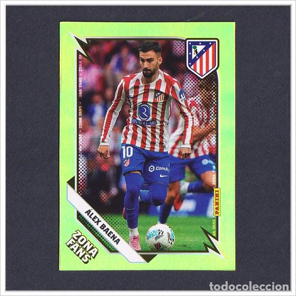 Football Stickers: PANINI CLUB 2025 2026 25 26 ATL&Eacute;TICO MADRID ALEX BAENA KO37 KO 37 ZONA FANS KROMIX LIGA COLECCI&Oacute;N
