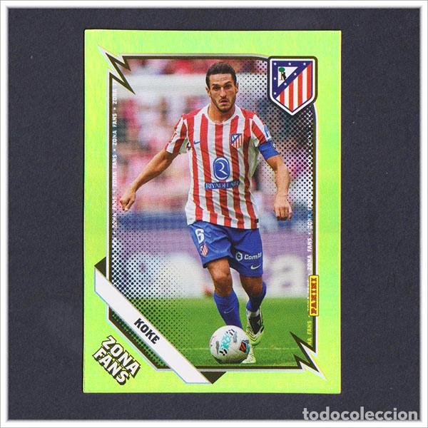 Football Stickers: PANINI CLUB 2025 2026 25 26 ATL&Eacute;TICO MADRID KOKE KO35 KO 35 ZONA FANS KROMIX LIGA ALBUM COLECCI&Oacute;N