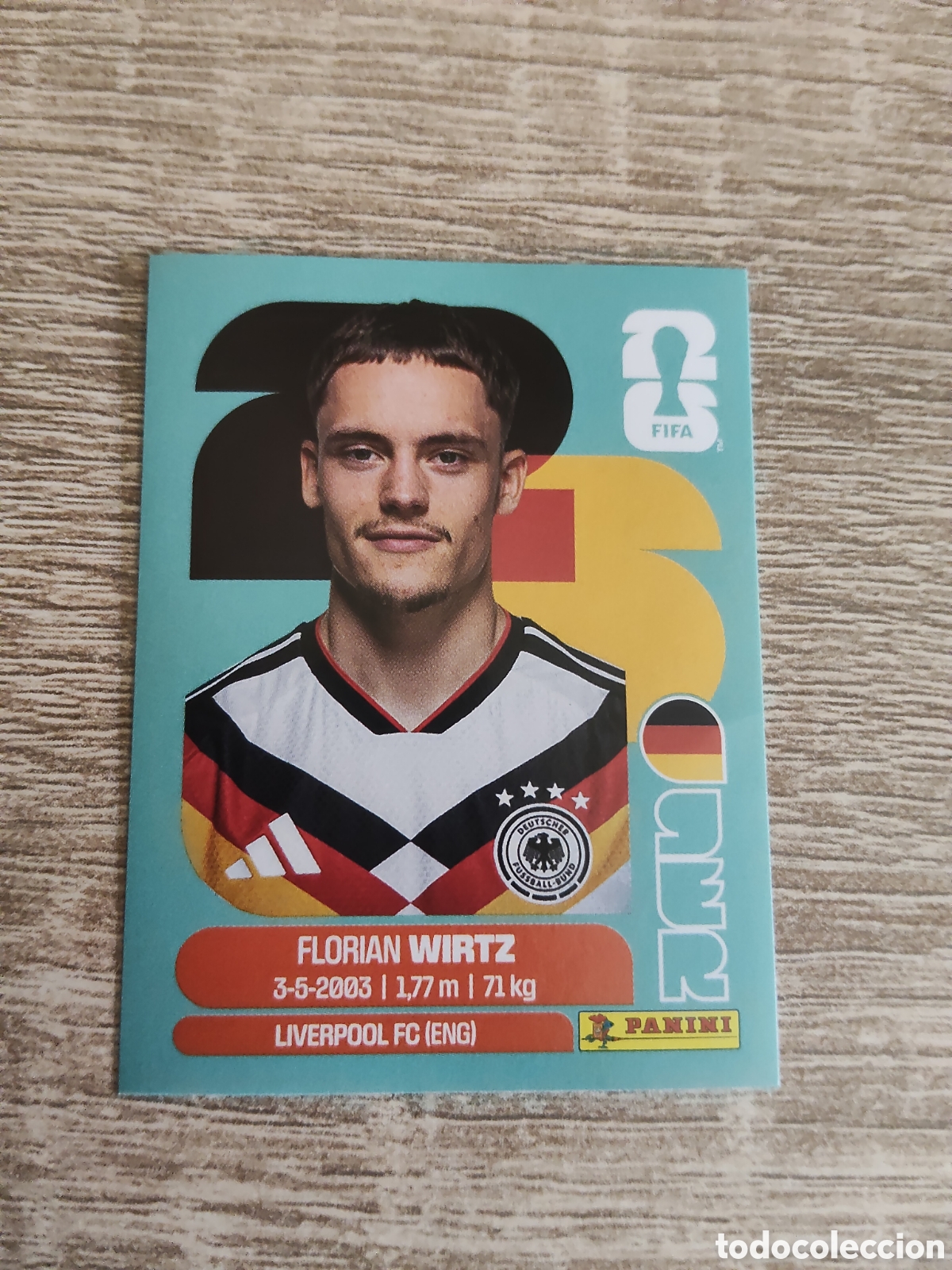 Cromos de Futebol: Panini mundial 2026 GER 11 Florian Wirtz Alemania