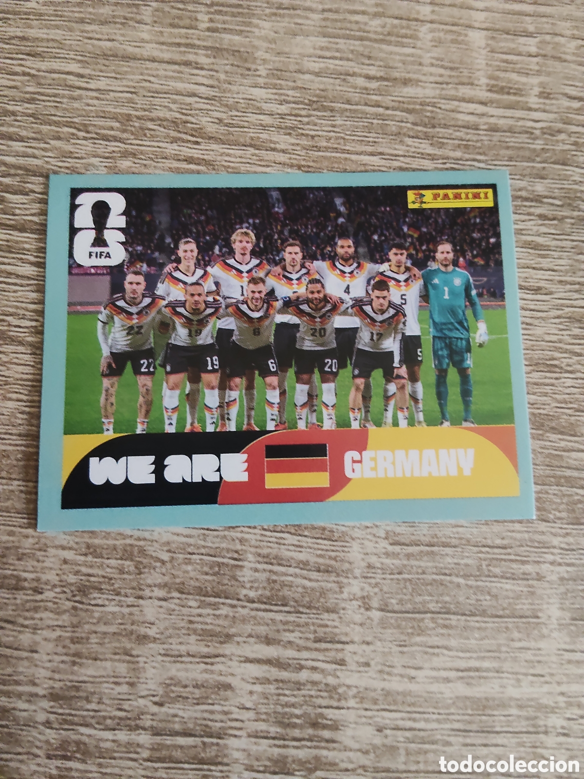 Cromos de F&uacute;tbol: Panini mundial 2026 GER 13 alineaci&oacute;n Alemania