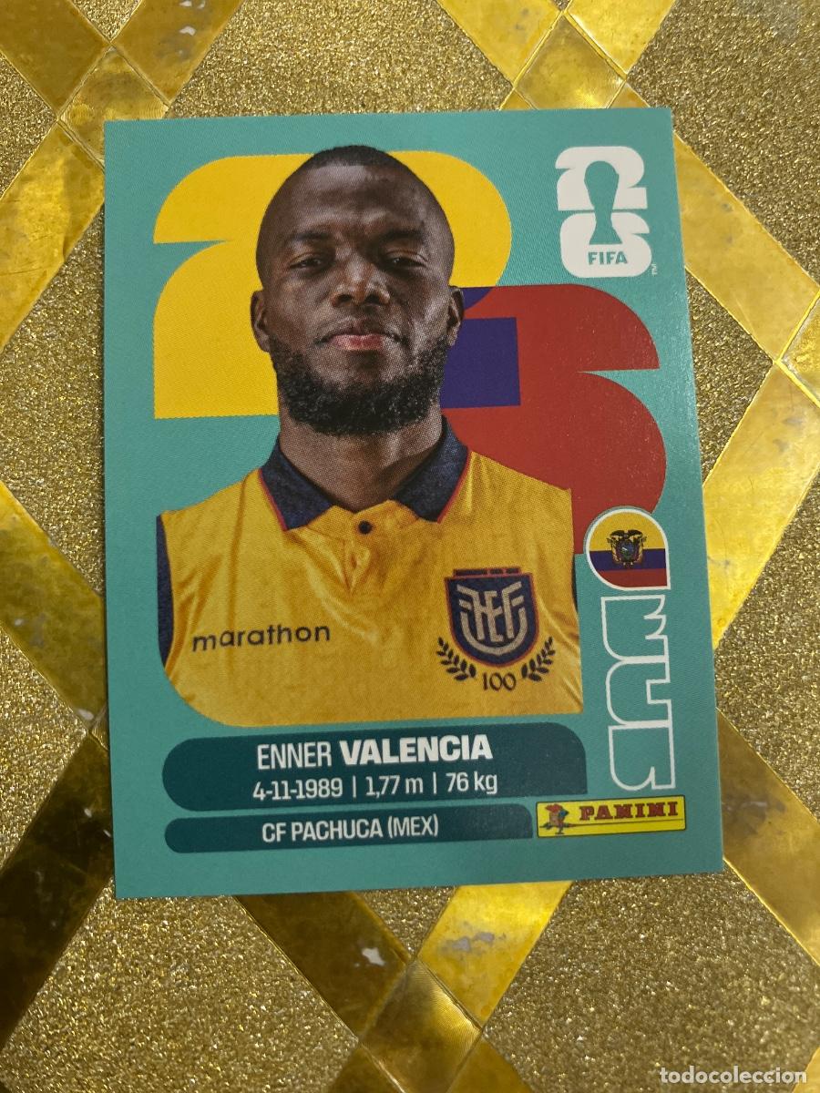 Cromos de F&uacute;tbol: CROMO DE F&Uacute;TBOL NUMERO ECU 20 ENNER VALENCIA ECUADOR MUNDIAL 2026 MEXICO-EEUU-CANADA PANINI !
