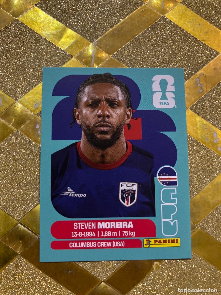 Cromos de F&uacute;tbol: CROMO DE F&Uacute;TBOL NUMERO CPV 6 STEVEN MOREIRA CABO VERDE MUNDIAL 2026 MEXICO-EEUU-CANADA PANINI !