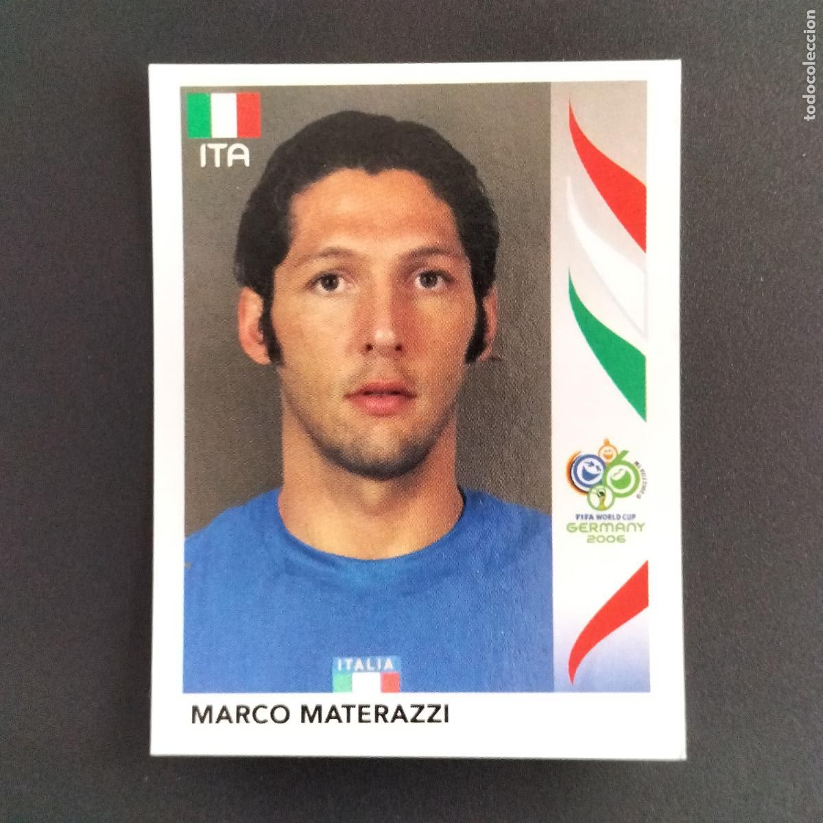 Cromos de F&uacute;tbol: 325 MARCO MATERAZZI ITALIA CROMOS FIFA WORLD CUP GERMANY 2006 MUNDIAL ALEMANIA PANINI