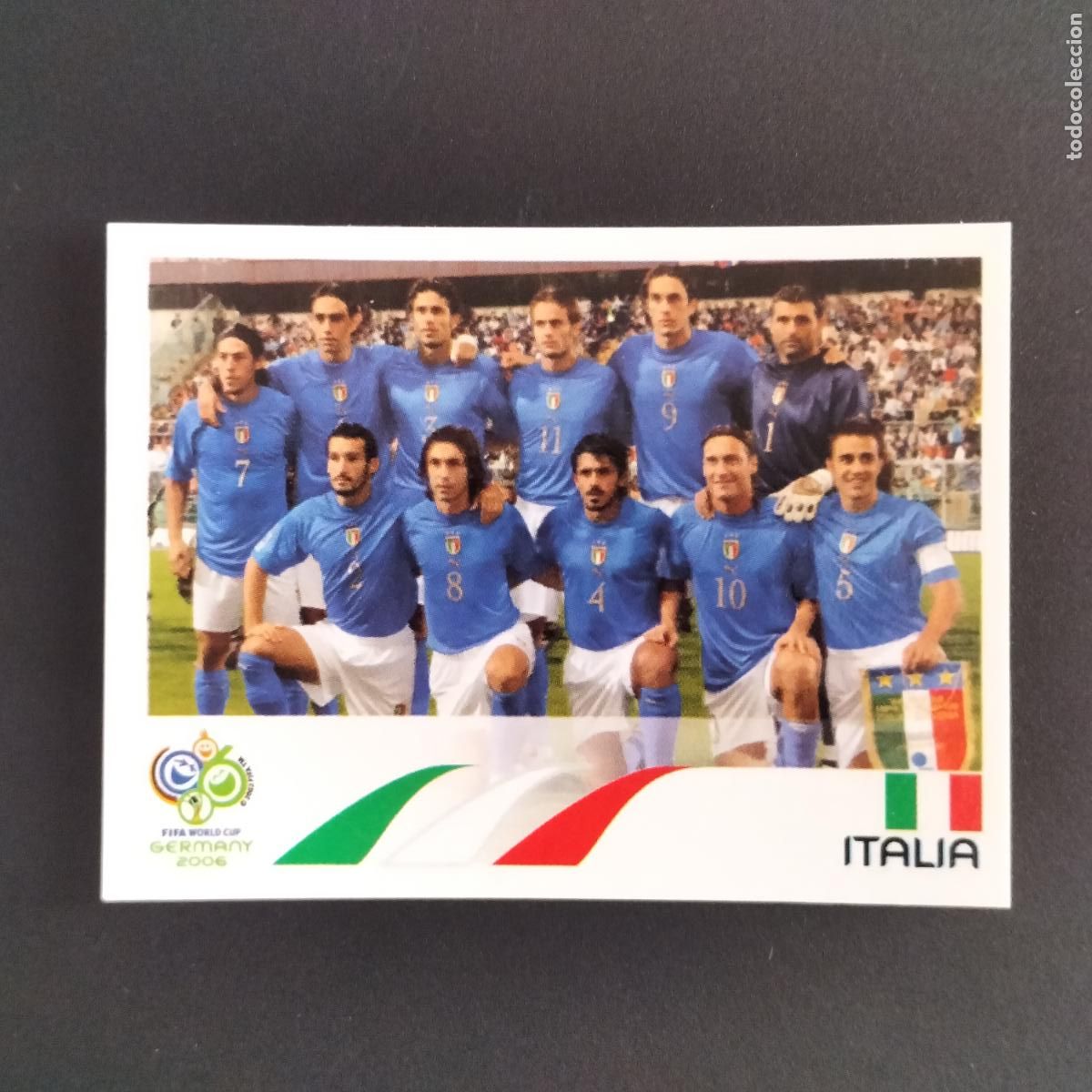 Cromos de F&uacute;tbol: 321 SELECCION EQUIPO ITALIA CROMOS FIFA WORLD CUP GERMANY 2006 MUNDIAL ALEMANIA PANINI