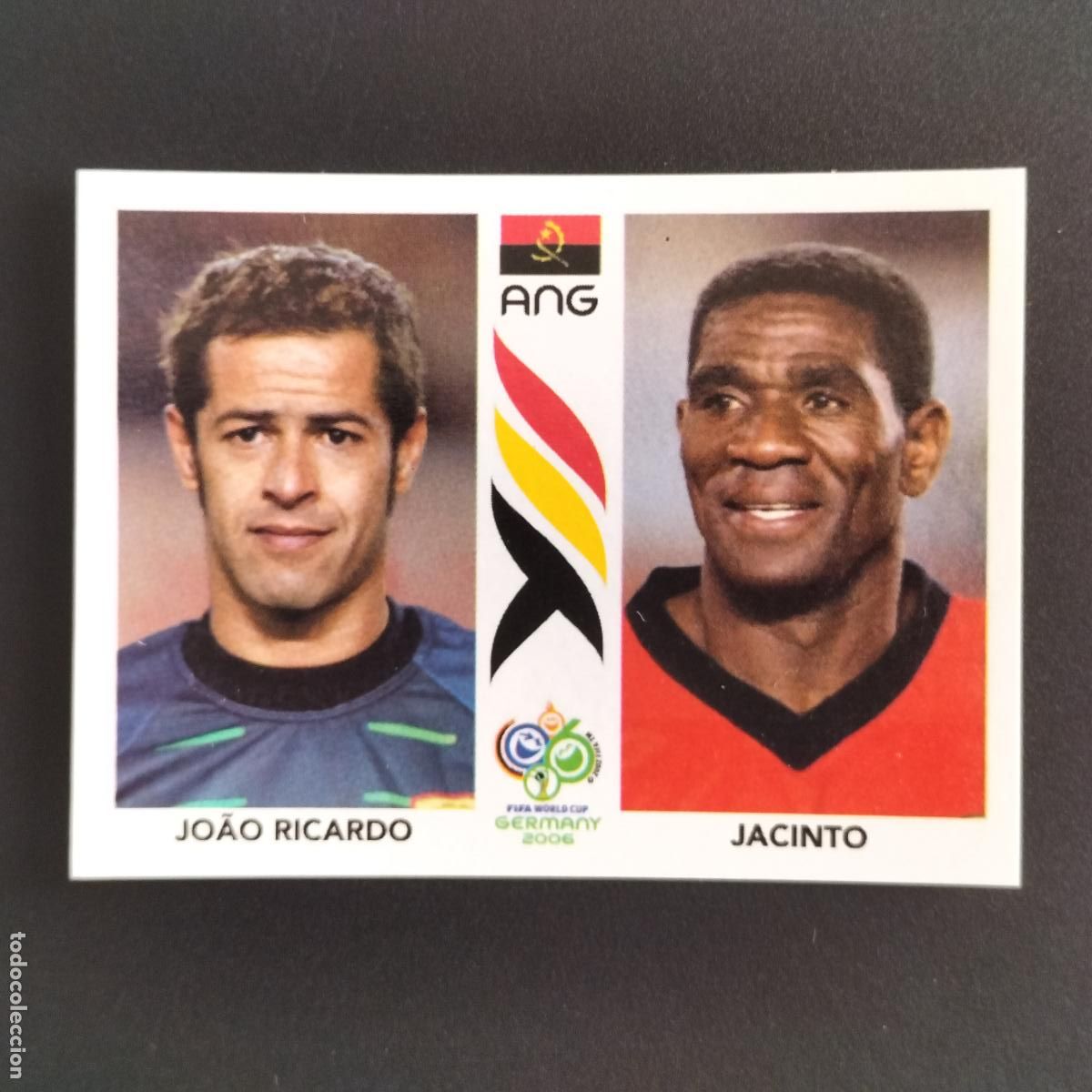 Cartes &agrave; collectionner de Football: 303 JOAO RICARDO JACINTO ANGOLA CROMOS FIFA WORLD CUP GERMANY 2006 MUNDIAL ALEMANIA PANINI