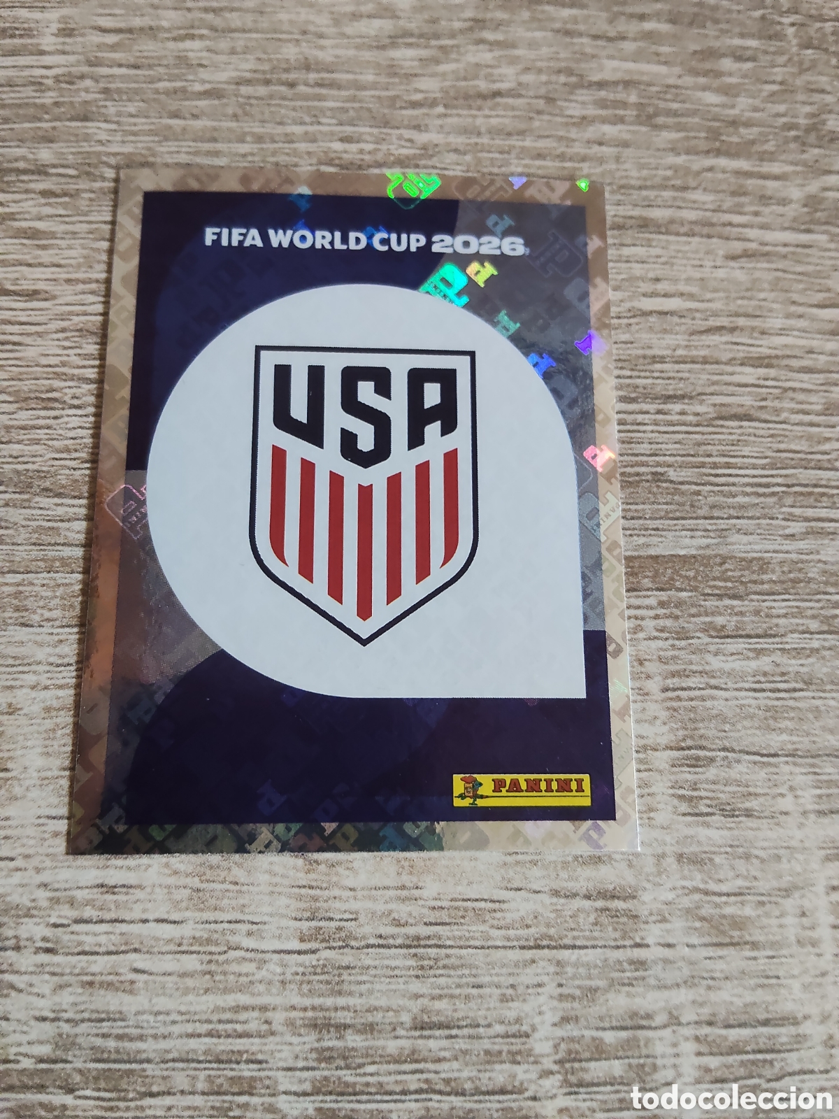 Cromos de F&uacute;tbol: Panini mundial 2026 USA 1 escudo Estados Unidos