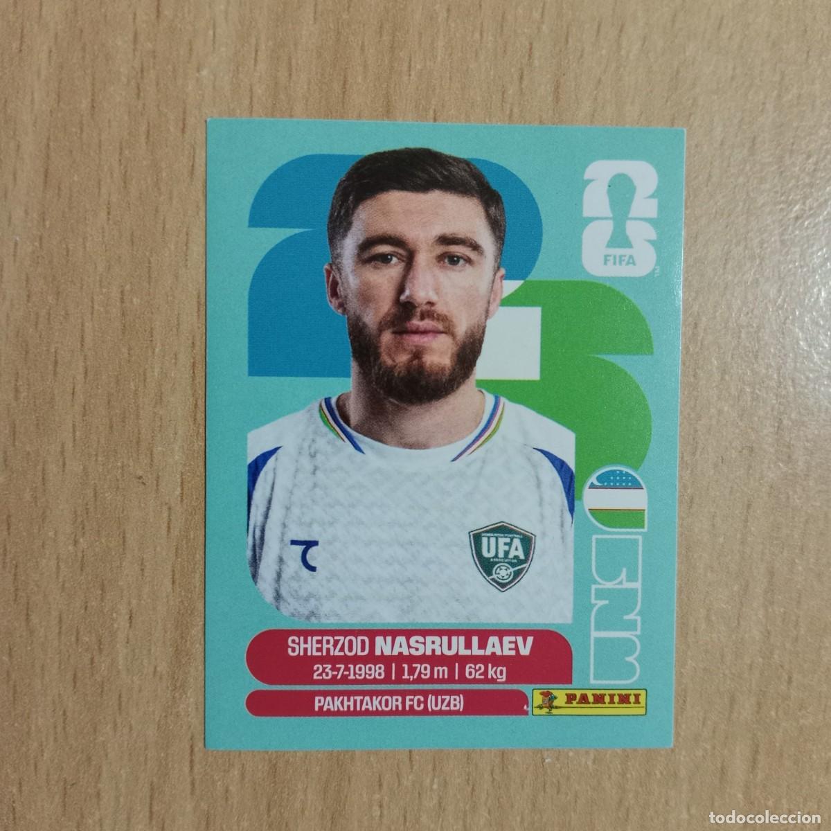 Cromos de F&uacute;tbol: SHERZOD NASRULLAEV , UZBEKIST&Aacute;N , STICKER CROMO N&ordm; UZB 4 , FIFA WORLD CUP 2026 - PANINI - A&Ntilde;O 2026.