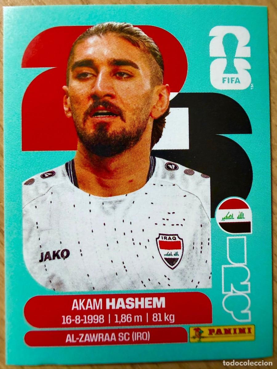 Cromos de F&uacute;tbol: IRQ5 IRQ 5 HASHEM IRAQ MUNDIAL FIFA WORLD CUP 2026 26 STICKER CROMO PANINI SIN PEGAR
