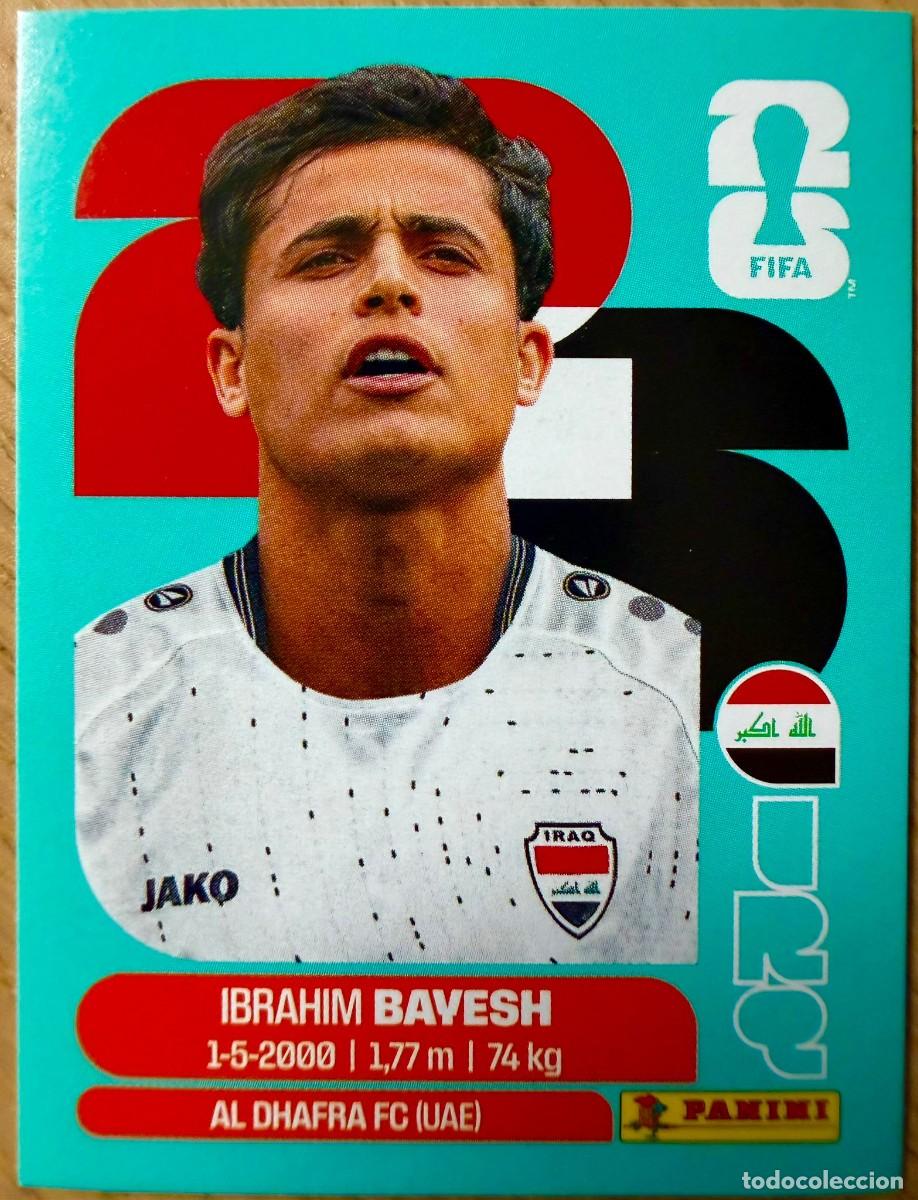 Cromos de F&uacute;tbol: IRQ11 IRQ 11 BAYESH IRAQ MUNDIAL FIFA WORLD CUP 2026 26 STICKER CROMO PANINI SIN PEGAR