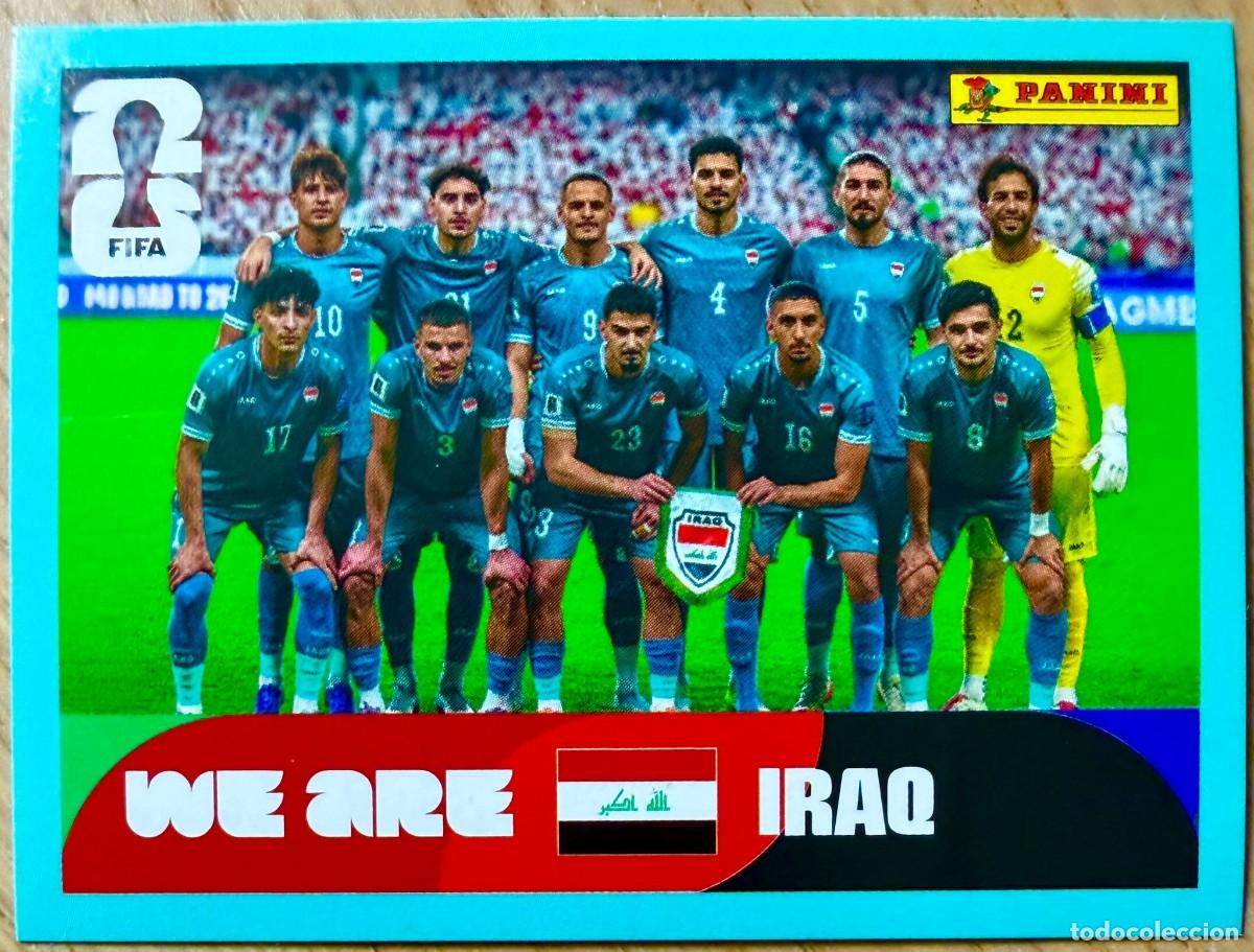 Cromos de F&uacute;tbol: IRQ13 IRQ 13 PLANTILLA IRAQ MUNDIAL FIFA WORLD CUP 2026 26 STICKER CROMO PANINI SIN PEGAR