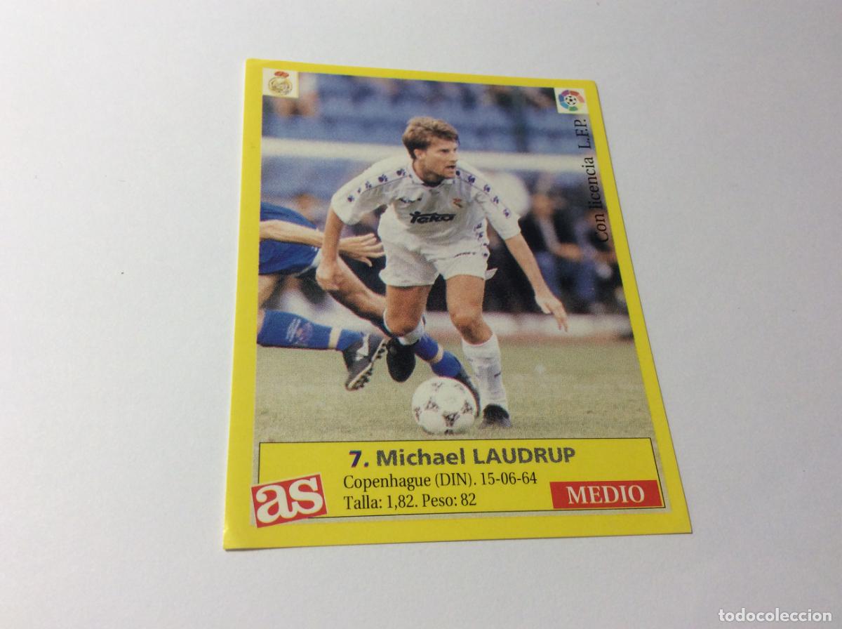 Cromos de F&uacute;tbol: Michael Laudrup Real Madrid Diario As Liga 95-96 1995 1996