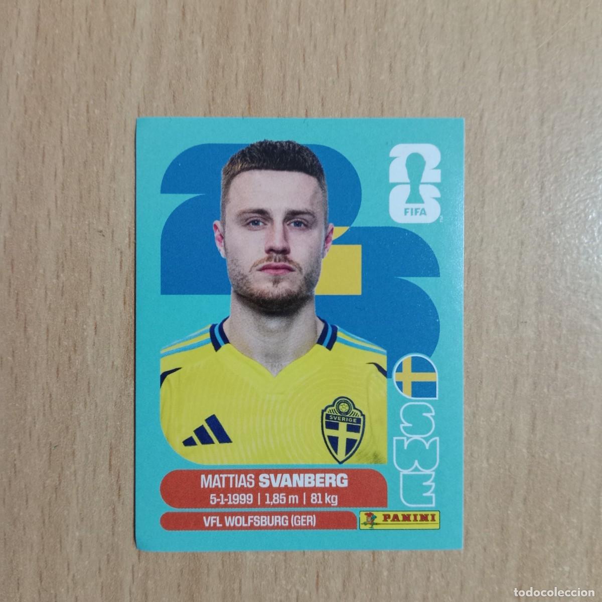 Cromos de F&uacute;tbol: MATTIAS SVANBERG , SUECIA , STICKER CROMO N&ordm; SWE 12 , FIFA WORLD CUP 2026 - PANINI - A&Ntilde;O 2026.