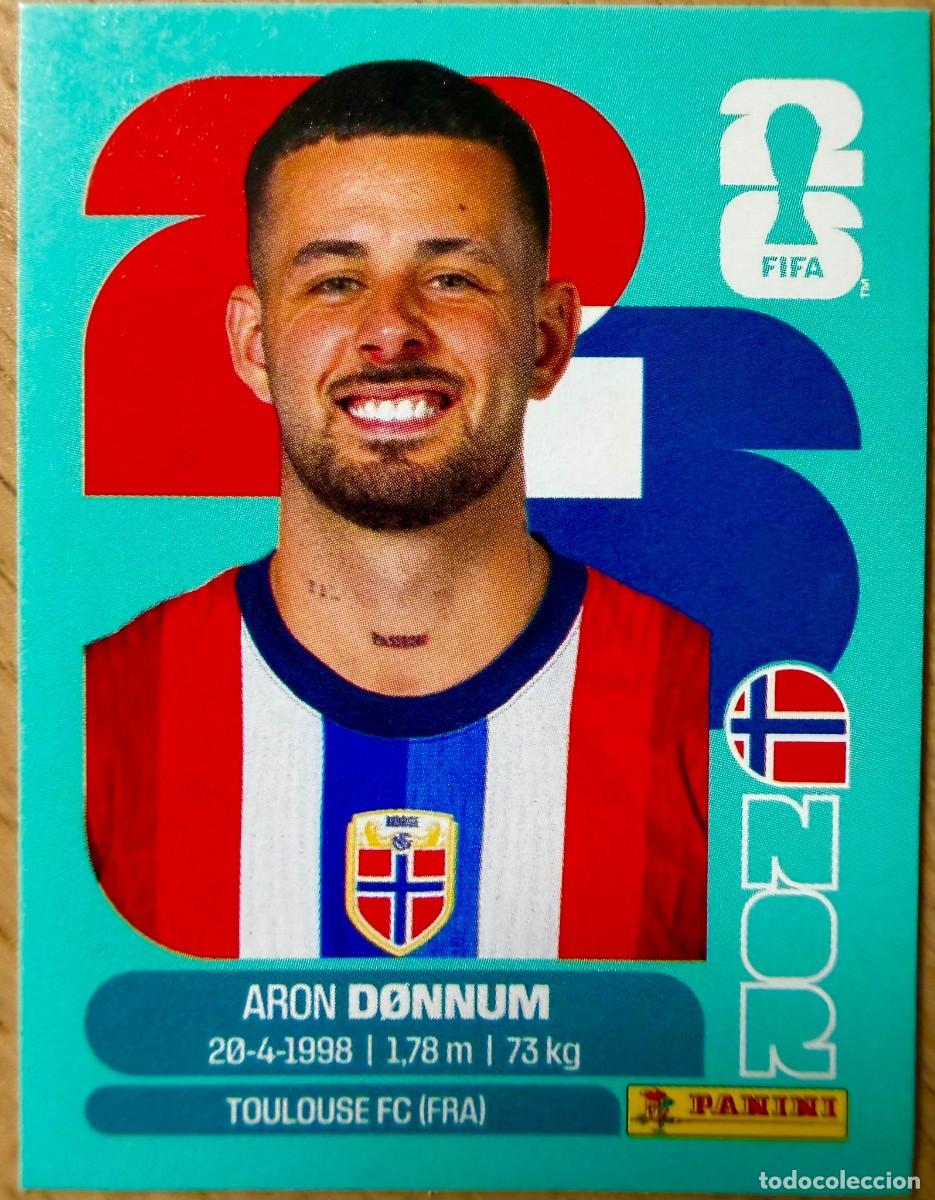 Cromos de Futebol: NOR17 NOR 17 ARON DONNUM NORUEGA MUNDIAL FIFA WORLD CUP 2026 26 STICKER CROMO PANINI SIN PEGAR