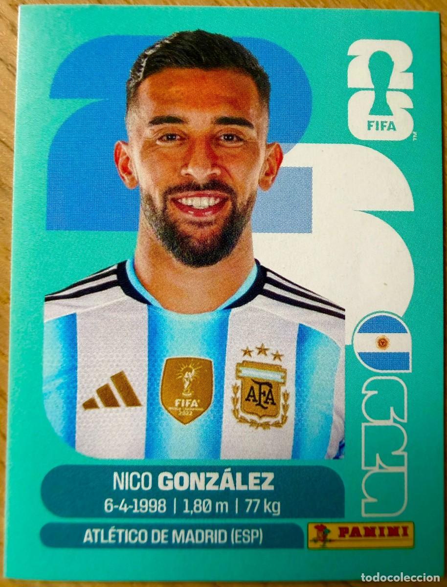 Football Stickers: ARG16 ARG 16 NICO GONZALEZ ARGENTINA MUNDIAL FIFA WORLD CUP 2026 26 STICKER CROMO PANINI SIN PEGAR