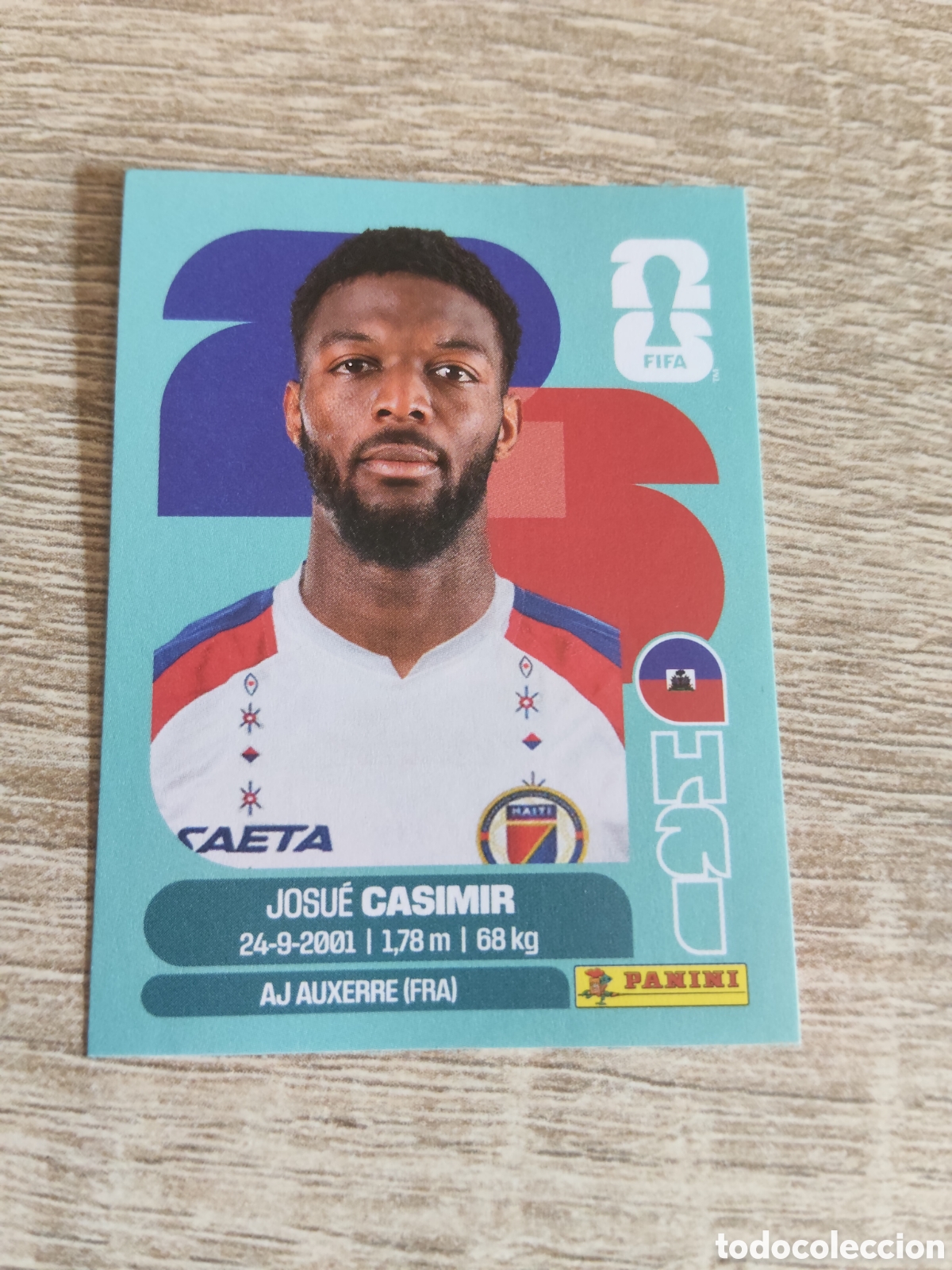 Football Stickers: Panini mundial 2026 HAI 16 Josu&eacute; Casimir Hait&iacute;