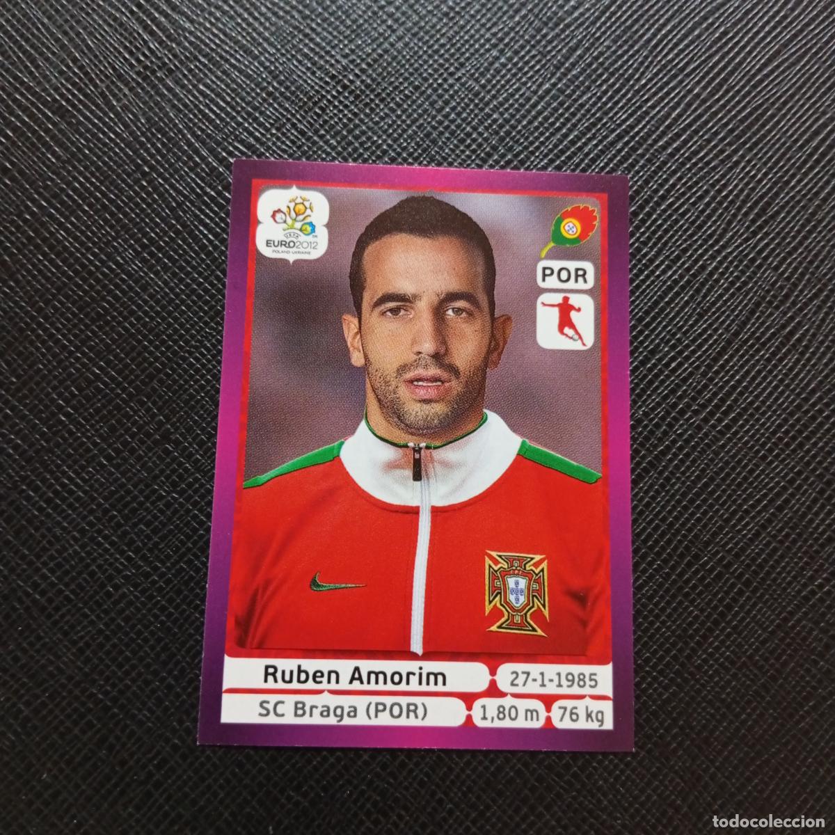Football Stickers: 266 RUBEN AMORIM PORTUGAL PANINI EUROCOPA POLONIA 2012 CROMO FUTBOL EURO 12 - SIN PEGAR - A21 PG10