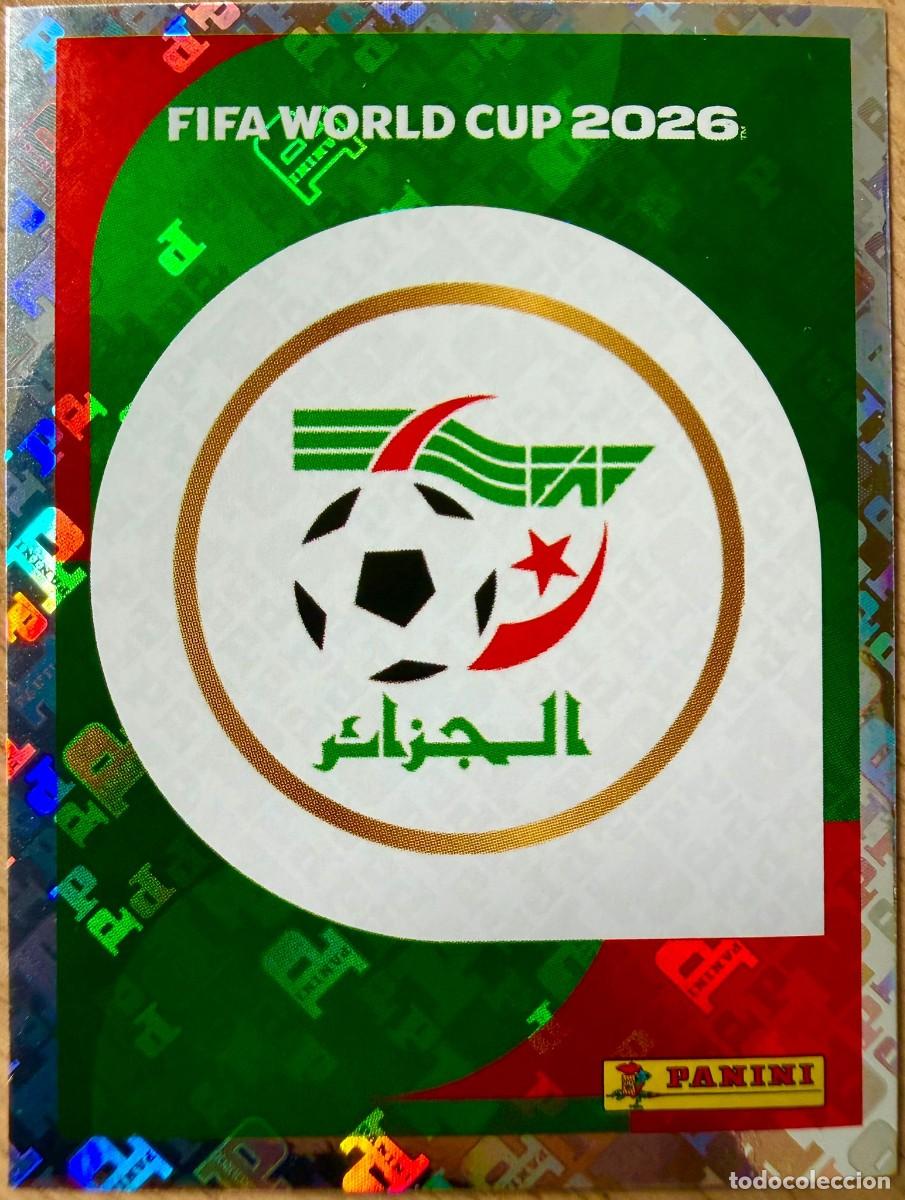 Cartes &agrave; collectionner de Football: ALG1 ALG 1 ESCUDO ARGELIA MUNDIAL FIFA WORLD CUP 2026 26 STICKE CROMO PANINI SIN PEGAR