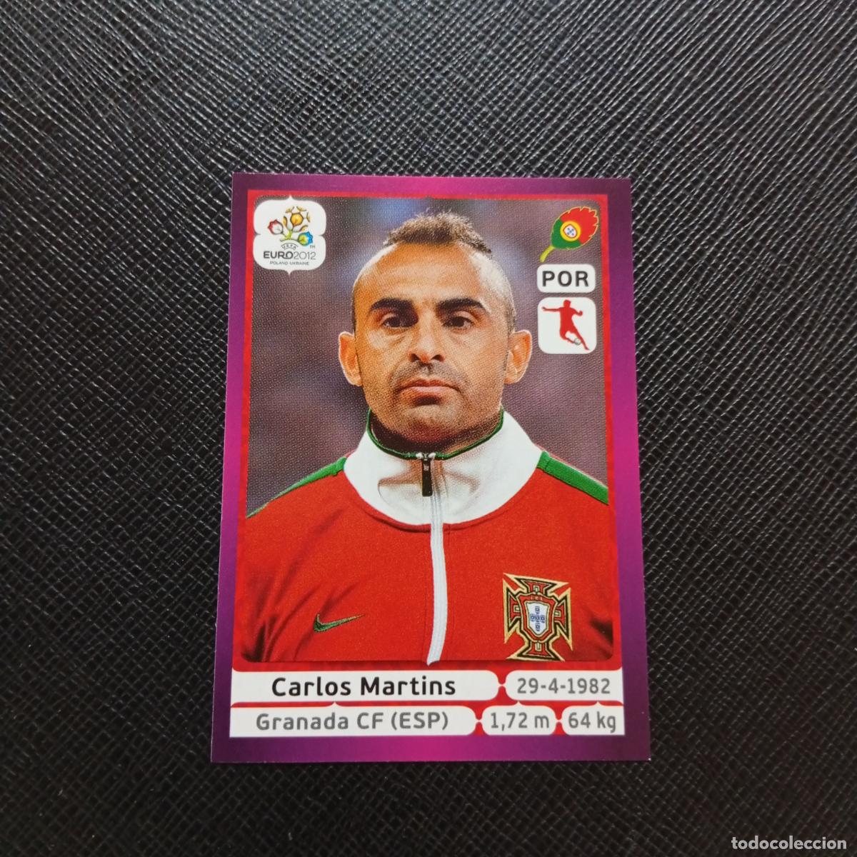 Football Stickers: 268 CARLOS MARTINS PORTUGAL PANINI EUROCOPA POLONIA 2012 CROMO FUTBOL EURO 12 - SIN PEGAR - A21 PG10