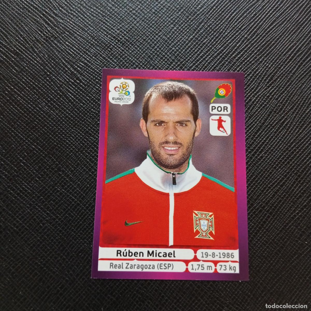 Football Stickers: 271 RUBEN MICAEL PORTUGAL PANINI EUROCOPA POLONIA 2012 CROMO FUTBOL EURO 12 - SIN PEGAR - A21 PG19