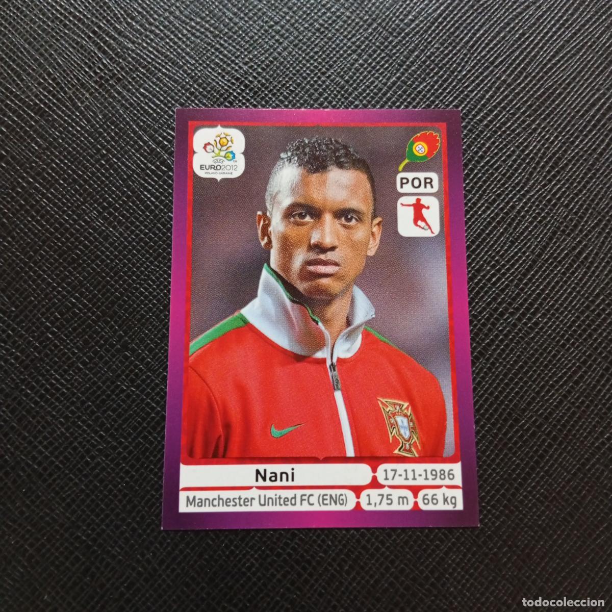 Football Stickers: 272 NANI PORTUGAL PANINI EUROCOPA POLONIA 2012 CROMO FUTBOL EURO 12 - SIN PEGAR - A21 PG19