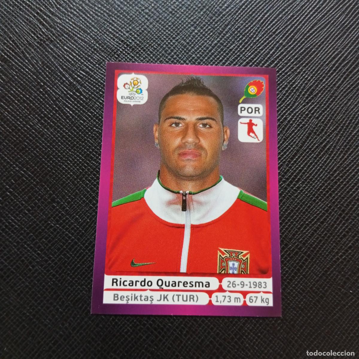 Cromos de F&uacute;tbol: 273 QUARESMA PORTUGAL PANINI EUROCOPA POLONIA 2012 CROMO FUTBOL EURO 12 - SIN PEGAR - A21 PG19