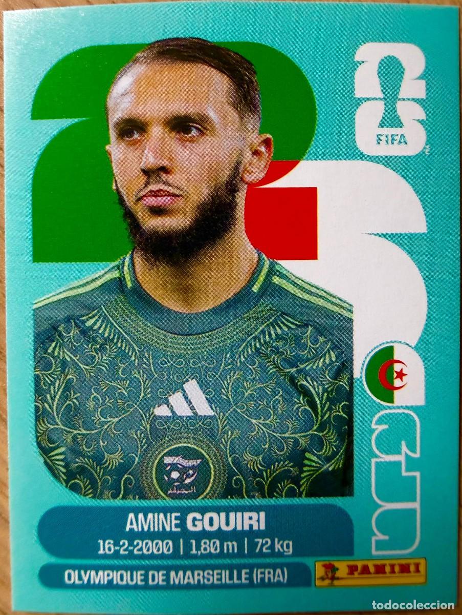 Cromos de F&uacute;tbol: ALG18 ALG 18 AMINE GOUIRI ARGELIA MUNDIAL FIFA WORLD CUP 2026 26 STICKE CROMO PANINI SIN PEGAR