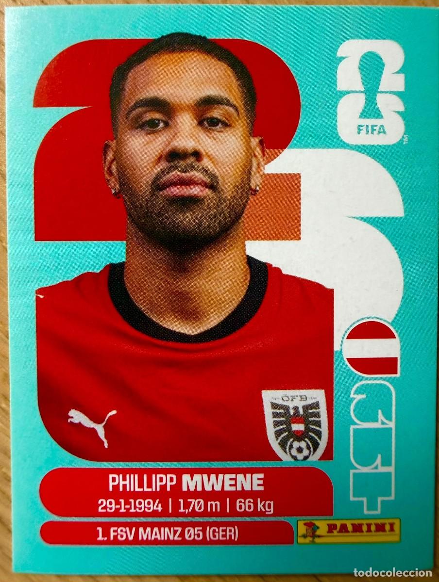 Cromos de F&uacute;tbol: AUT8 AUT 8 MWENE AUSTRIA MUNDIAL FIFA WORLD CUP 2026 26 STICKER CROMO PANINI SIN PEGAR
